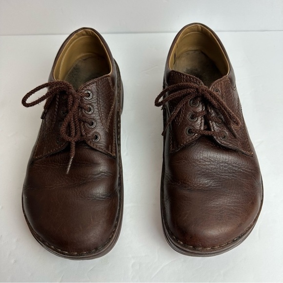 Vintage Birkenstock Memphis Shoes Men's size 10 Boots EU 43 Leather Brown - Picture 6 of 9